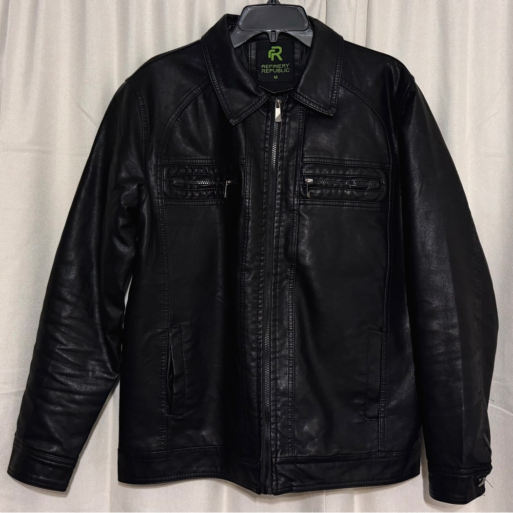 Refinery Republic Men’s Faux Leather Jacket